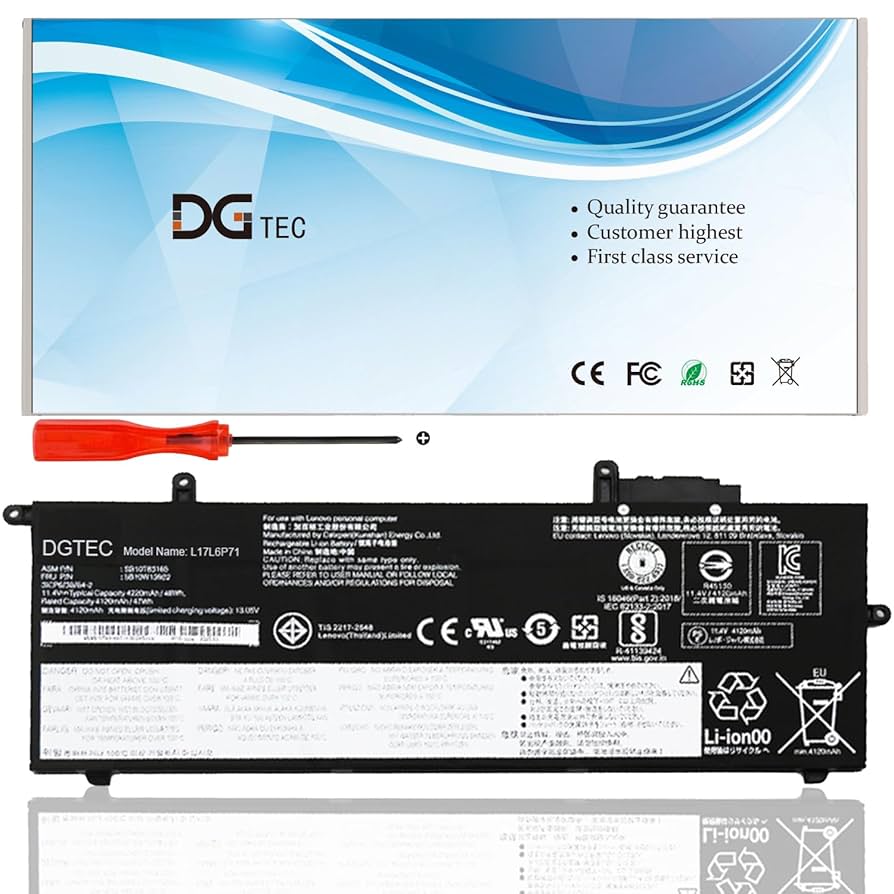 Amazon.com: DGTEC L17L6P71 01AV472 Laptop replacement
